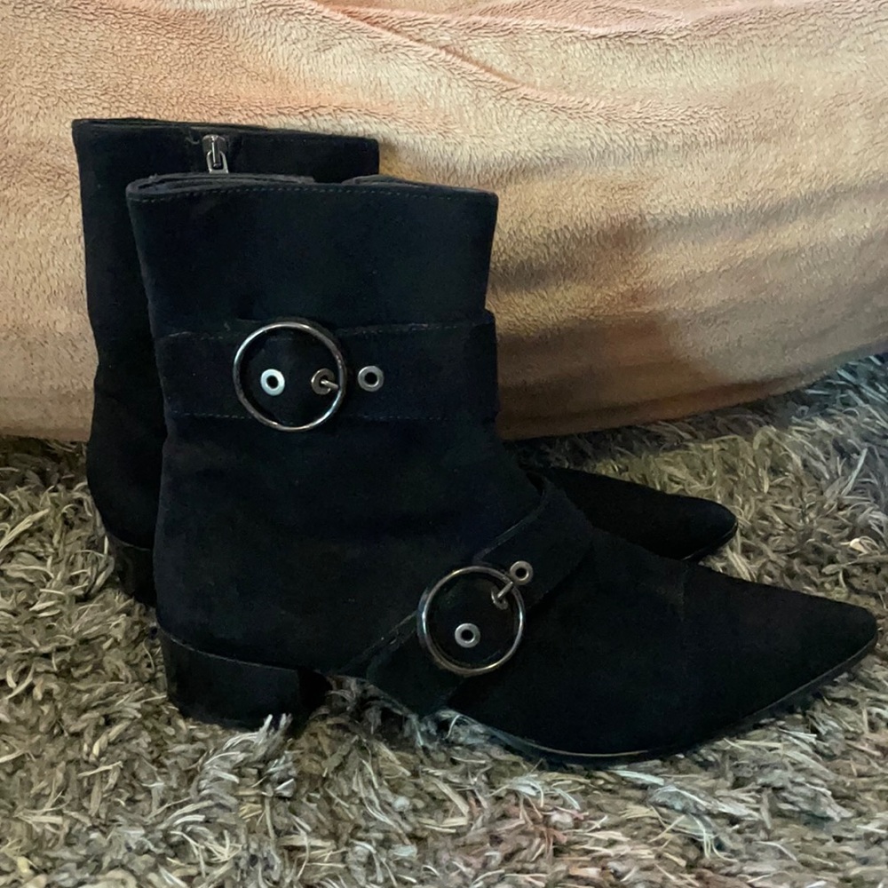 Zara pointy toe ankle boots Sz41